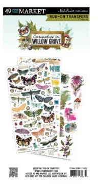 Essentials in Willow Grove Rub-Ons, 3 sheets